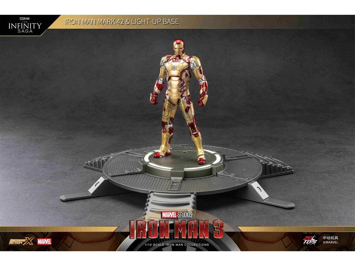 Iron Man MK42 & Light-up Base Set (7-inch X Series)