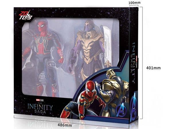 14-Inch Figure Series Set of 2 - Spider-Man & Thanos