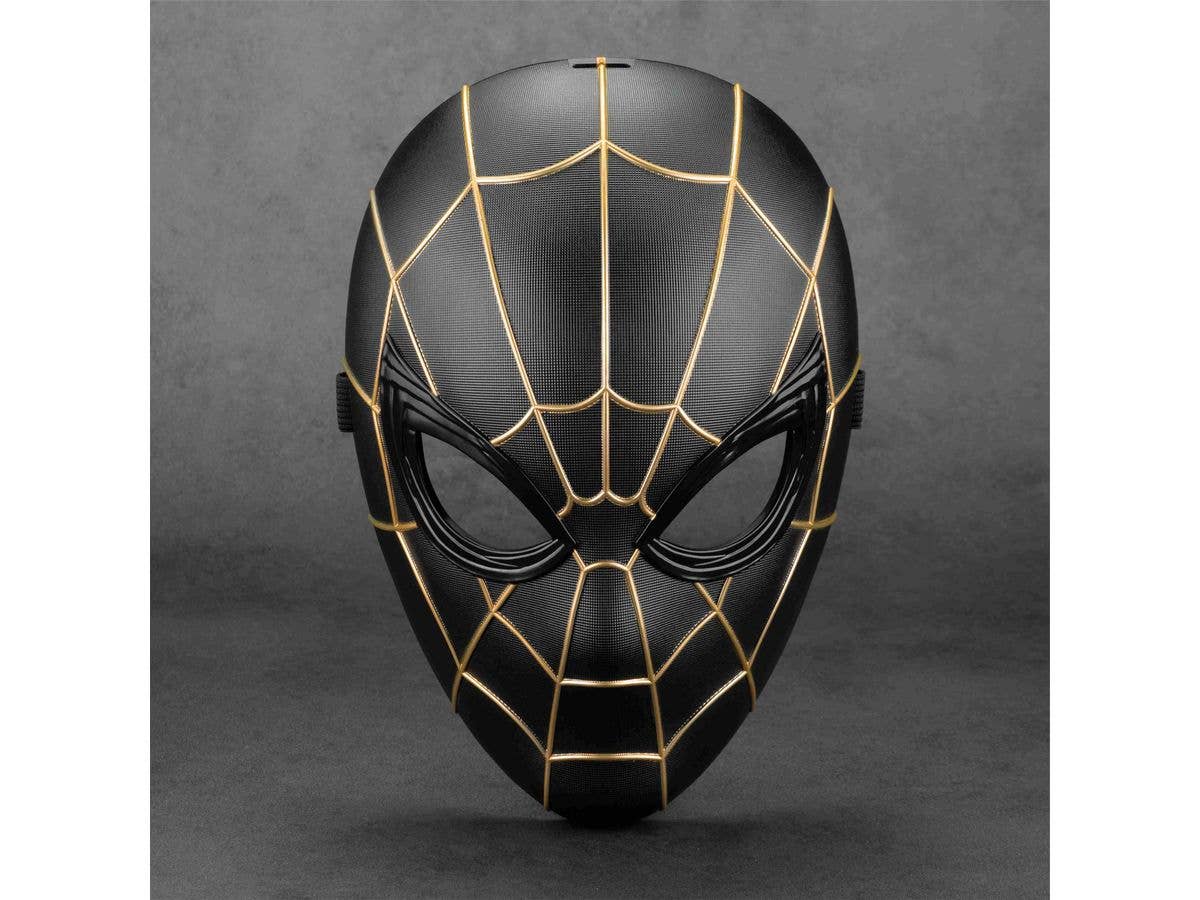 Role Play Mask Black & Gold Spider-Man