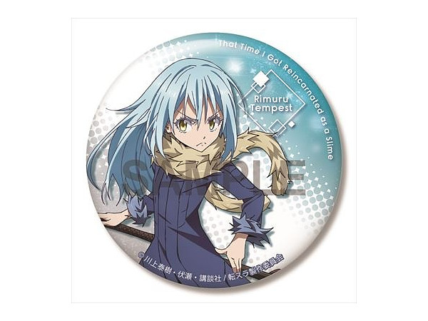 That Time I Got Reincarnated as a Slime Big Can Badge Rimuru