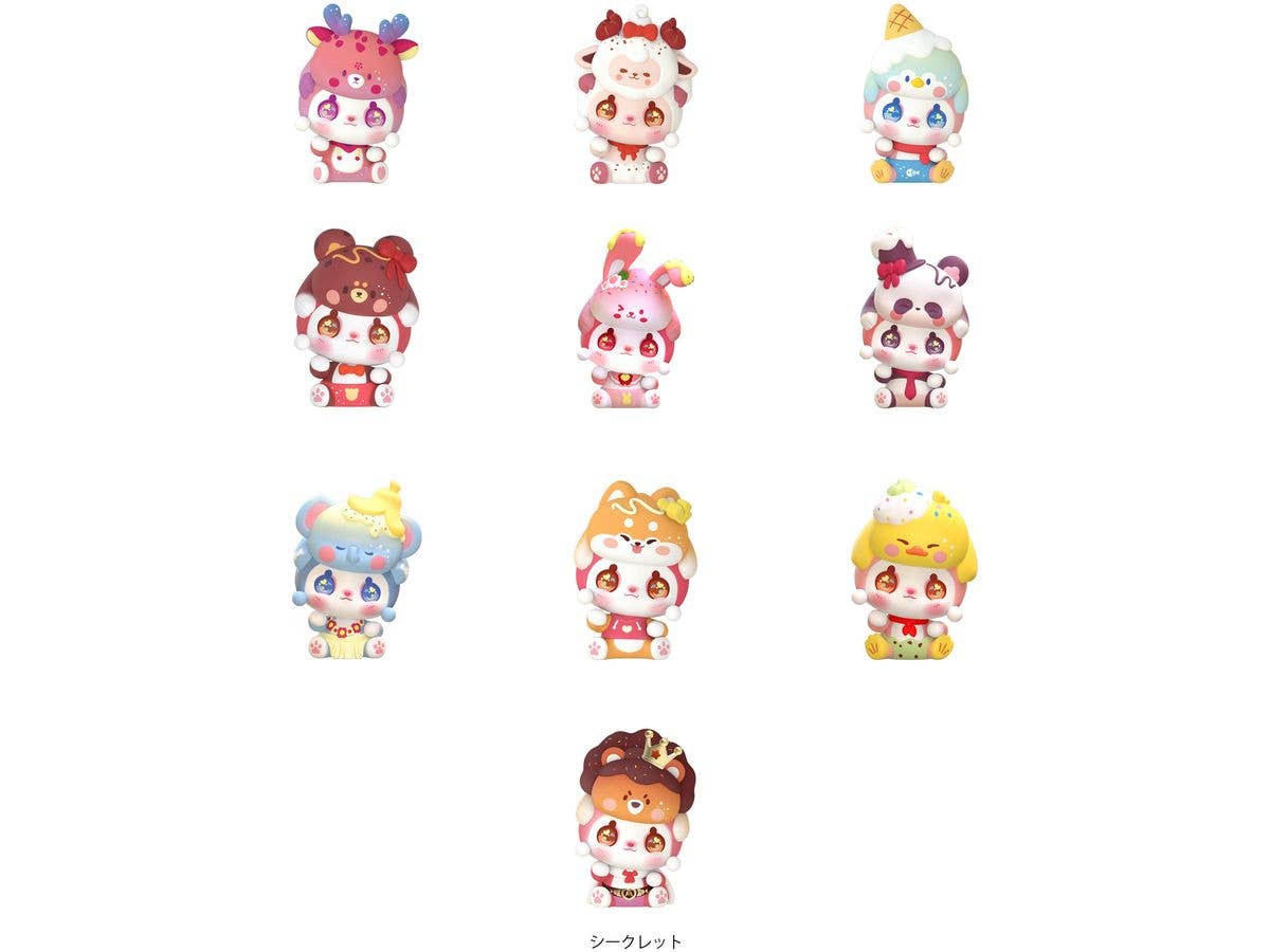 Moemoemeow Animal Dessert Party Series Trading Figure 1Box 9pcs