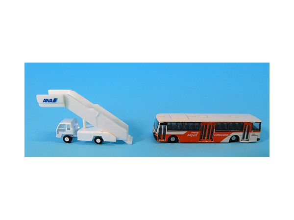 Airport Transport Service Ramp Bus & Passenger Steps Car (2pcs)