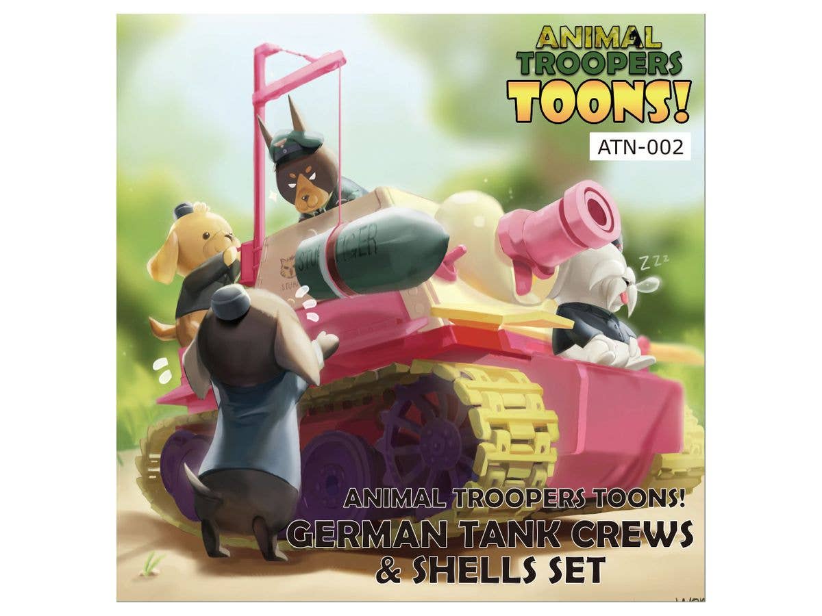 German Tank Dog Crews & Shells Set