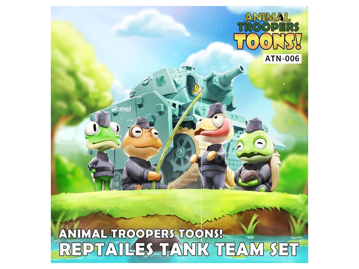 Animal Troopers Toons! Reptiles Tank Team Set