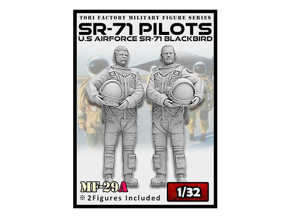 US Air Force Strategic Reconnaissance Aircraft SR-71 Pilot & RSO Set (2 Body Set)