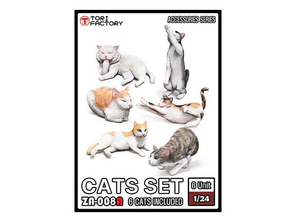 Diorama Accessory Cat Set (6pcs)