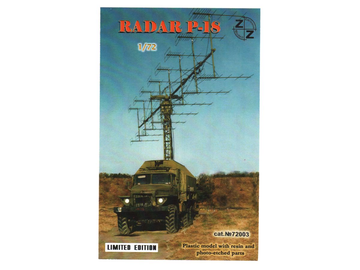 P-18 Soviet Radar Vehicle (Plastic Model with Resin and Photo-Etched Parts)