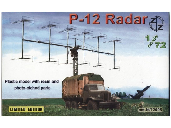 P-12 Soviet Radar Vehicle (Plastic Model with Resin and Photo-Etched Parts)