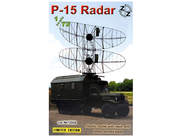 P-15 Soviet Radar Vehicle (Plastic Model with Resin and Photo-Etched Parts)