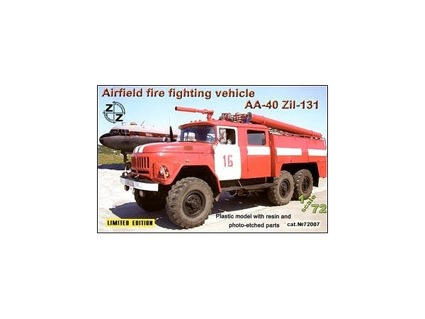 AA-40 ZiL-131 Airfield Fire Fighting Vehicle (Plastic Model with Resin and Photo-Etched Parts)
