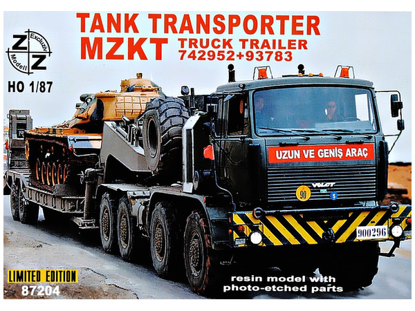 MZKT 742952 Tank Transporter (Resin Model with Photo-Etched Parts)